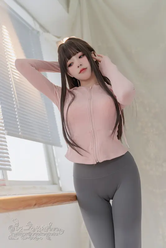 咬一口兔娘(黏黏团子兔) – NO.014 瑜伽私教课 18